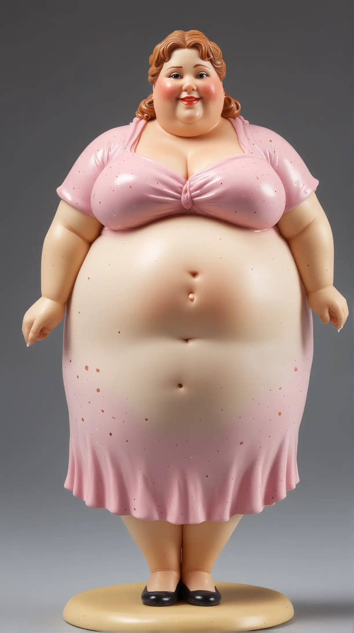A funny fatty lady figure 
