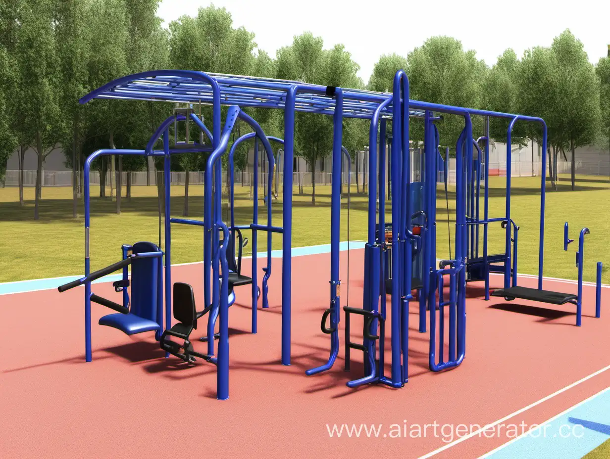 Accessible-Outdoor-Fitness-Equipment-Park-for-People-with-Disabilities