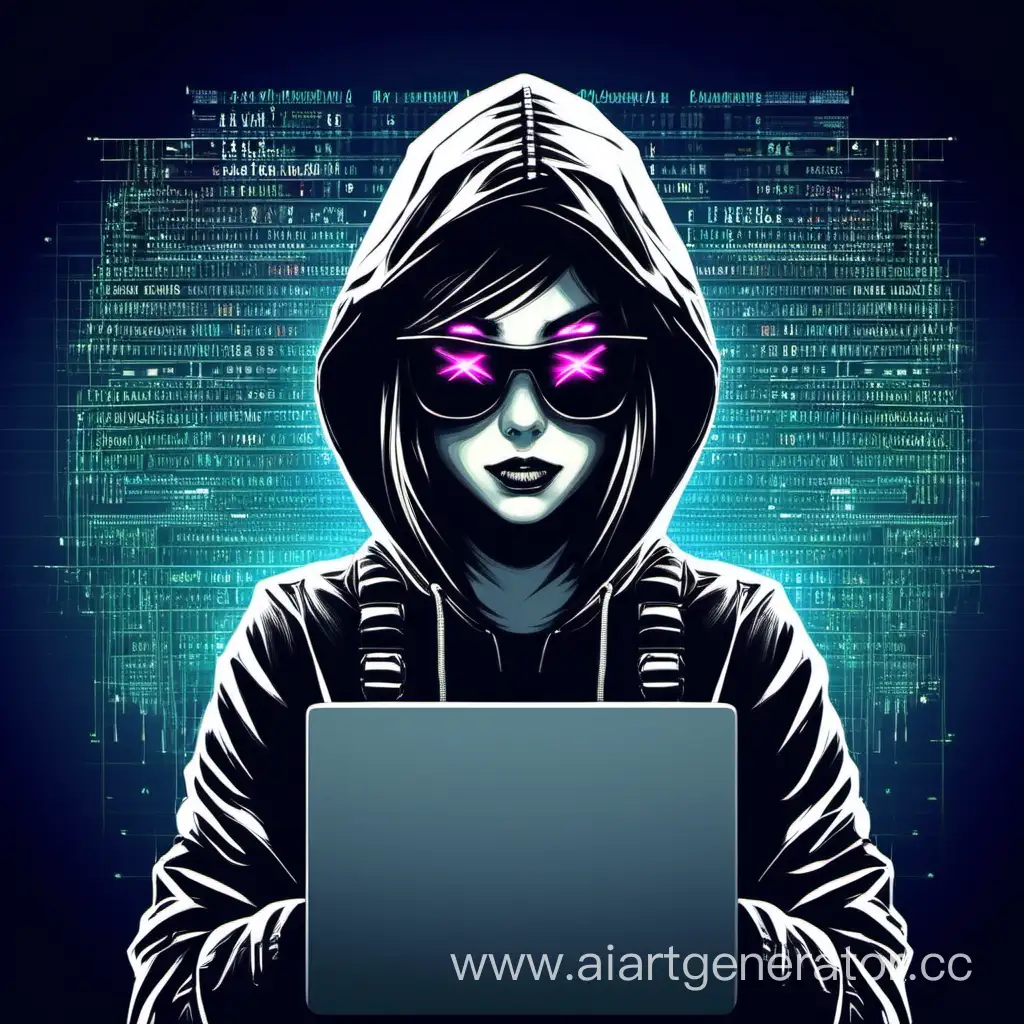 Cyberpunk-Hacker-Girl-with-Neon-Glitch-Aesthetic