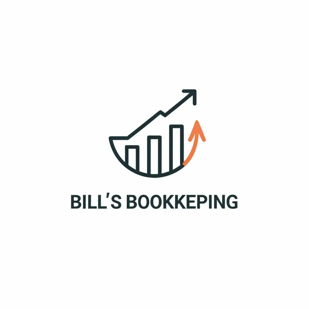 a logo design,with the text "Bill's Bookkeeping", main symbol:Chart,Moderate,be used in Finance industry,clear background