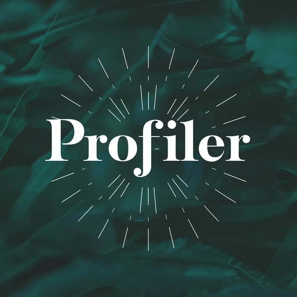 logo, card, switching, menu, profiles, lines, with the text "Profiler", typography