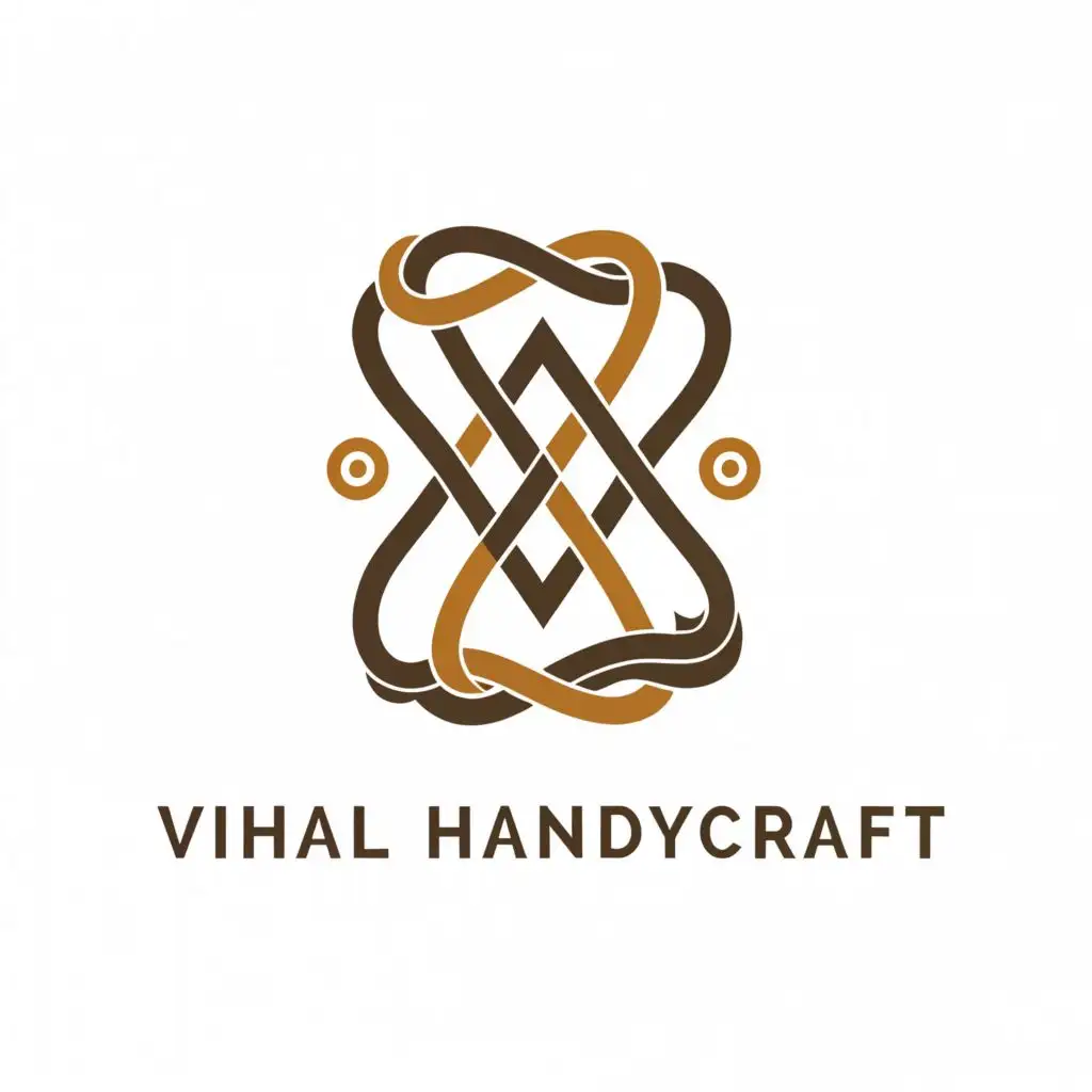 LOGO-Design-for-Vihal-Handycraft-Complex-Craftsmanship-with-a-Clear-and-Minimalist-Aesthetic