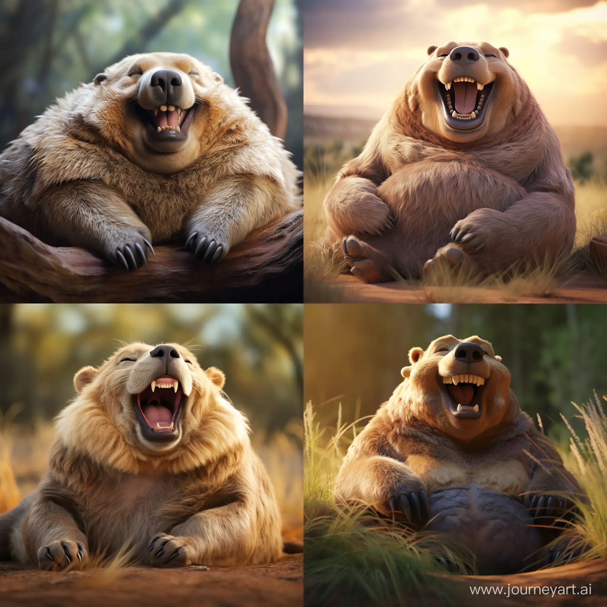 Jovial-Beaver-with-HyenaLike-Laughter-Inspired-by-The-Lion-King