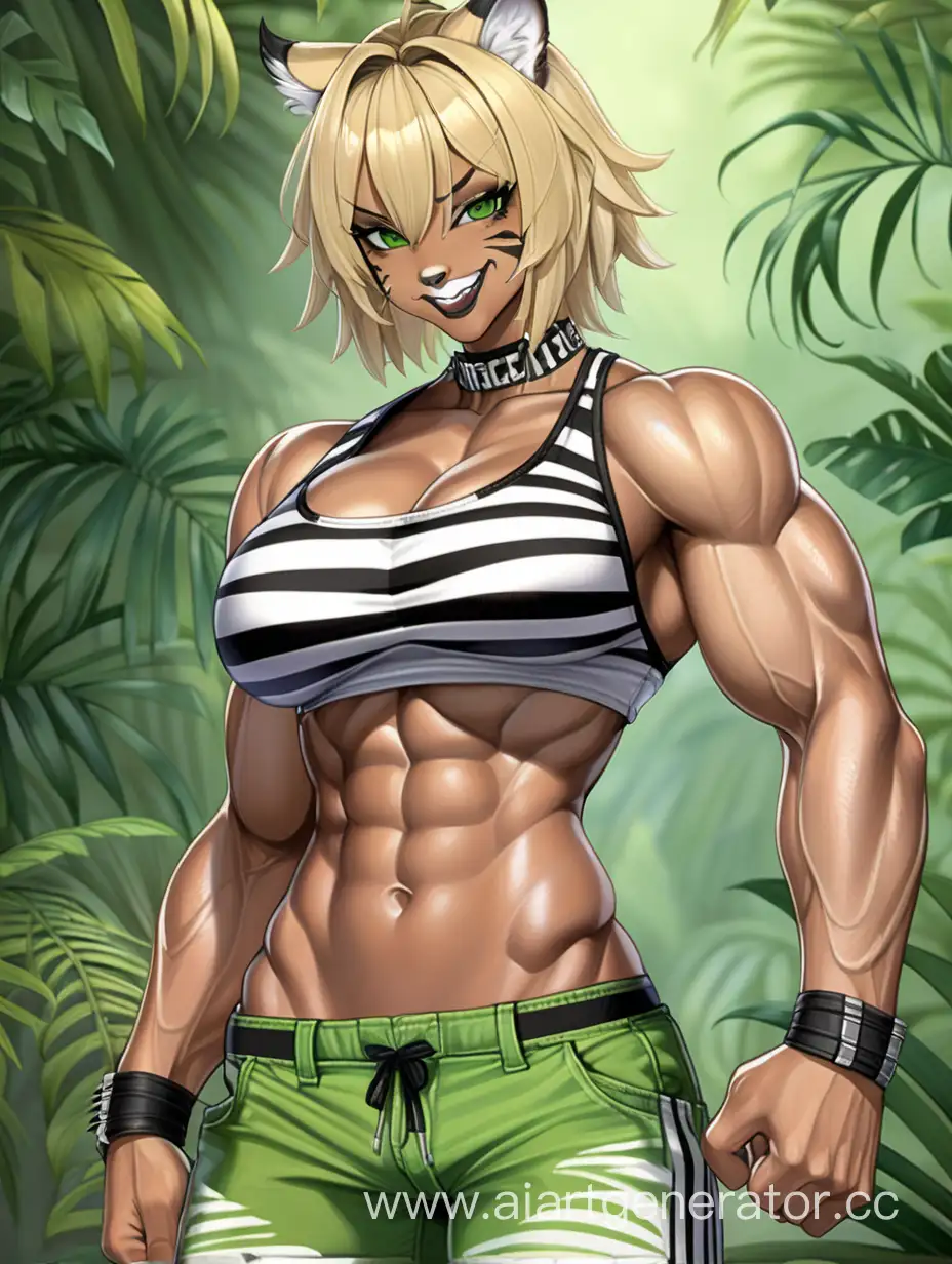 Seductive-Beastwoman-in-Jungle-Paradise-Striped-Elegance-and-Fierce-Confidence