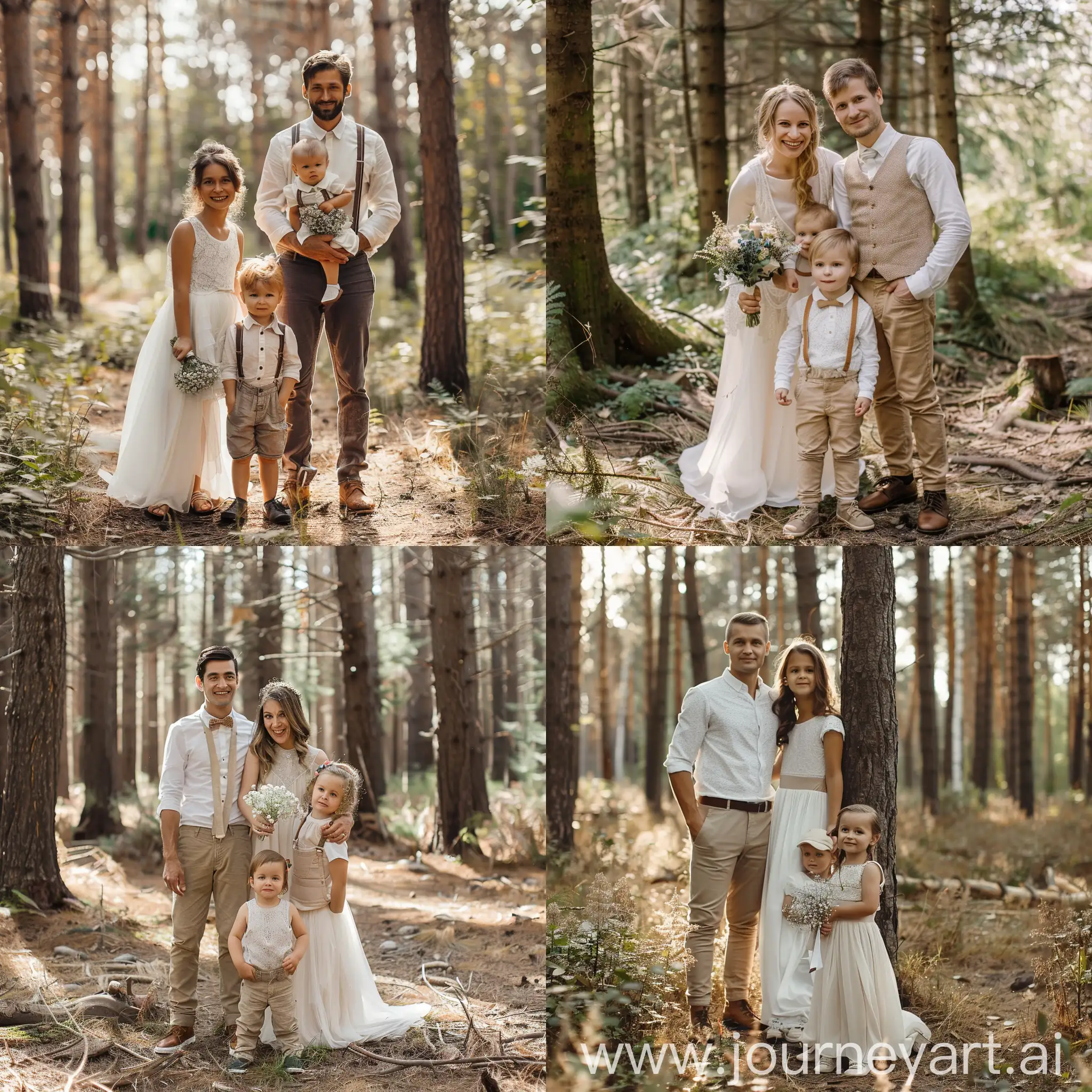 Family-PreWedding-Photoshoot-in-Enchanted-Forest