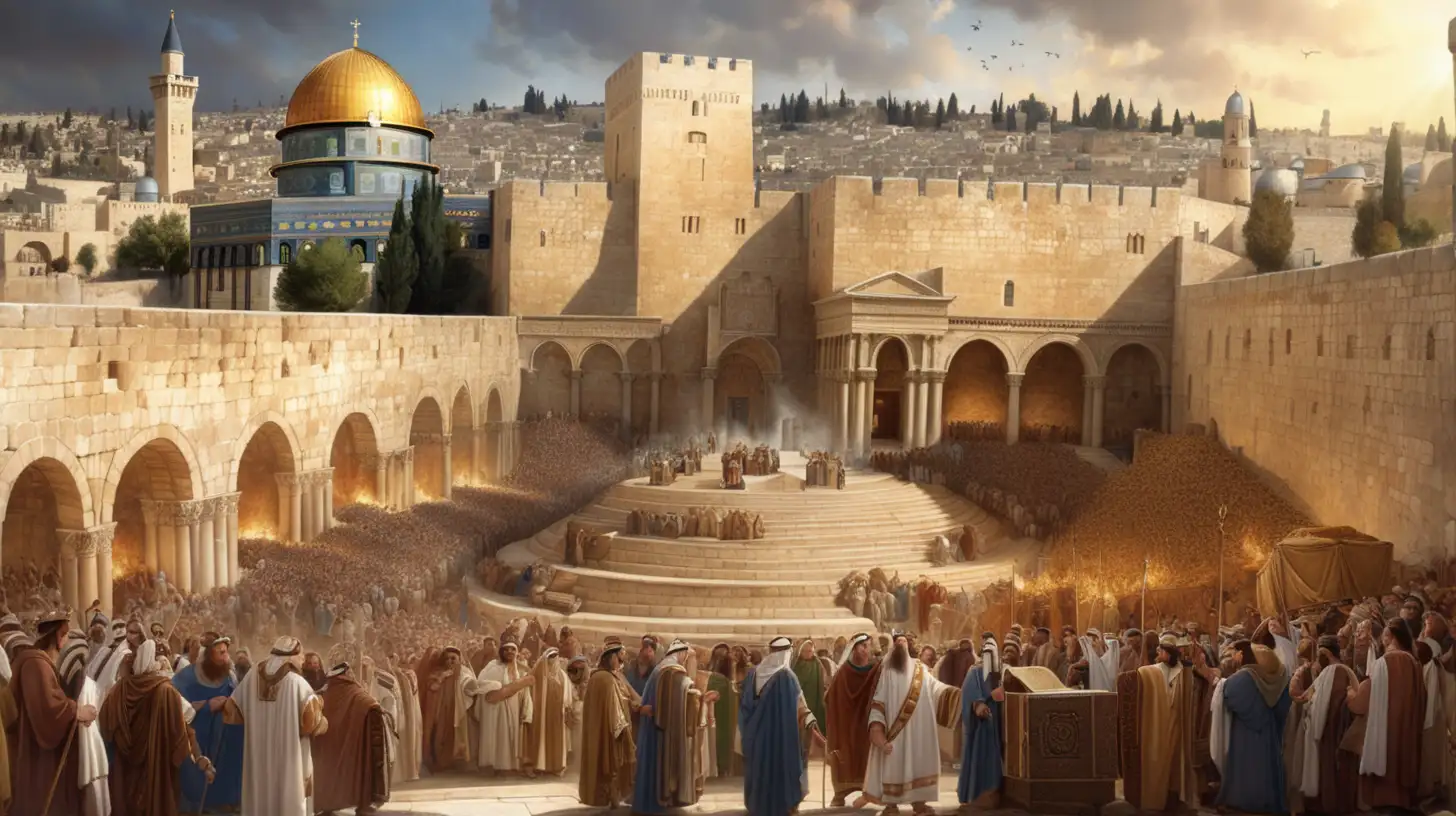 King Solomon, in city of jerusalem , ancient bible history