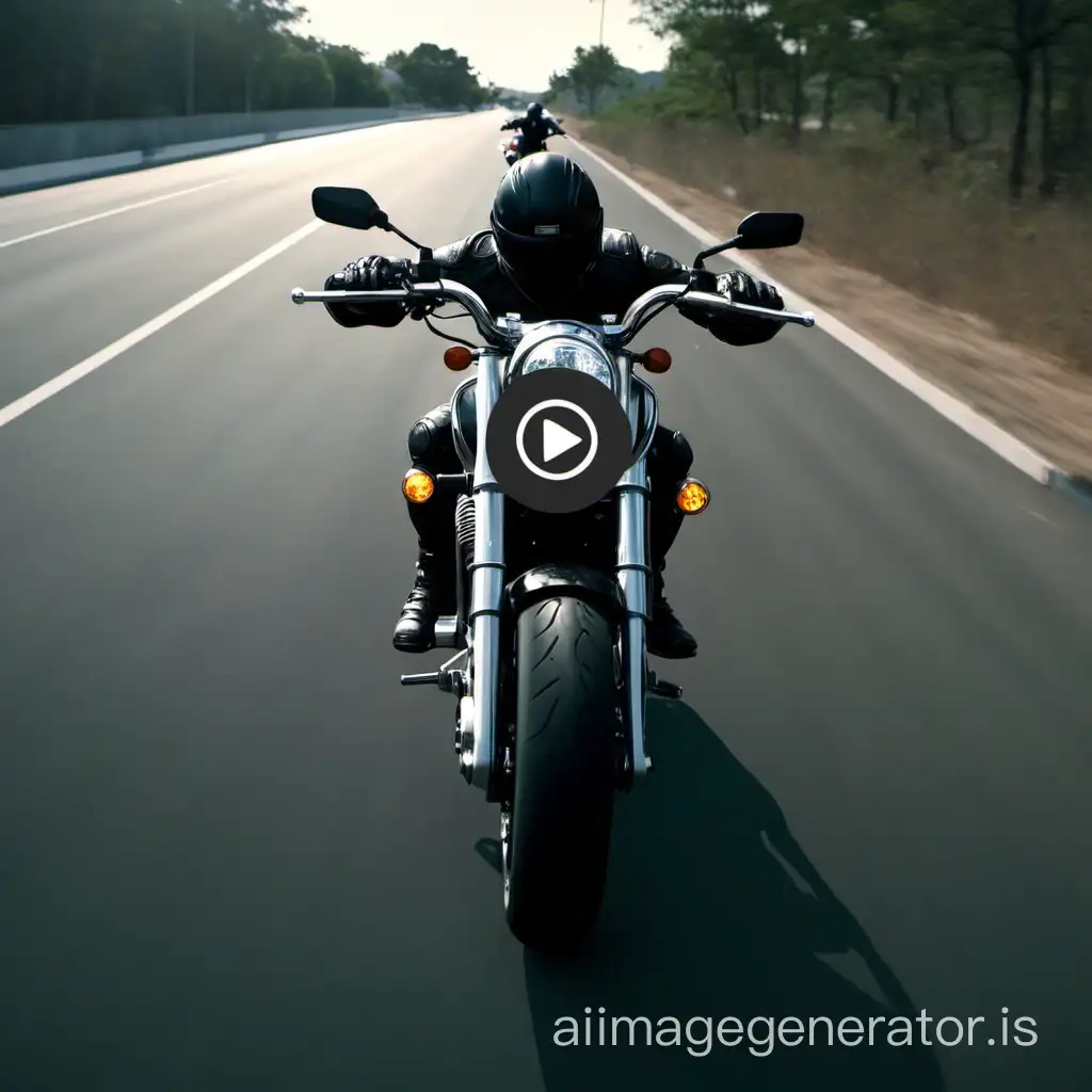 Video of motorcycle