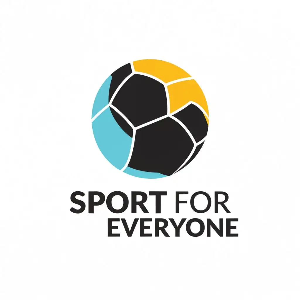 a logo design,with the text "Sport For Everyone", main symbol:soccer ball
clear background
app logo
,Moderate,be used in Sports Fitness industry,clear background