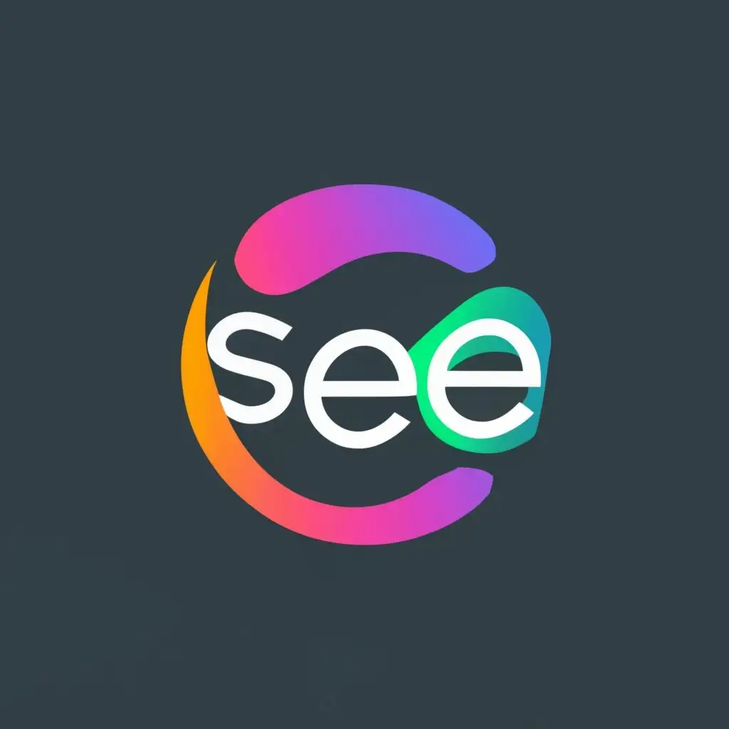 logo, mobile, with the text "see one", typography, be used in Technology industry