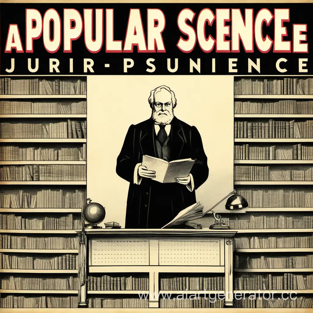 Cover of a popular science YouTube channel about jurisprudence.