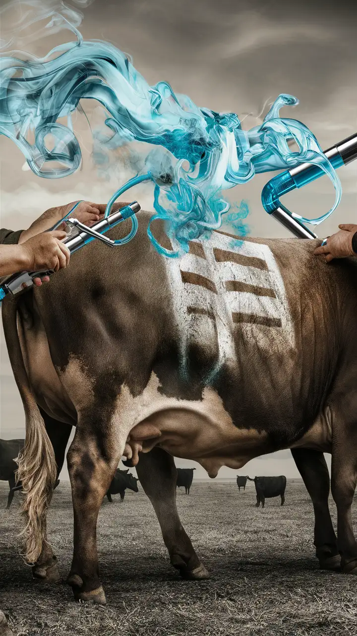 Liquid Nitrogen Tagging on Cattle Innovative Livestock Identification Technique