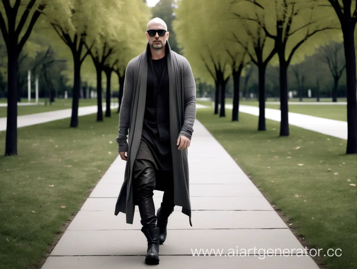 Stylish-35YearOld-Man-Strolling-in-Rick-Owens-Ensemble