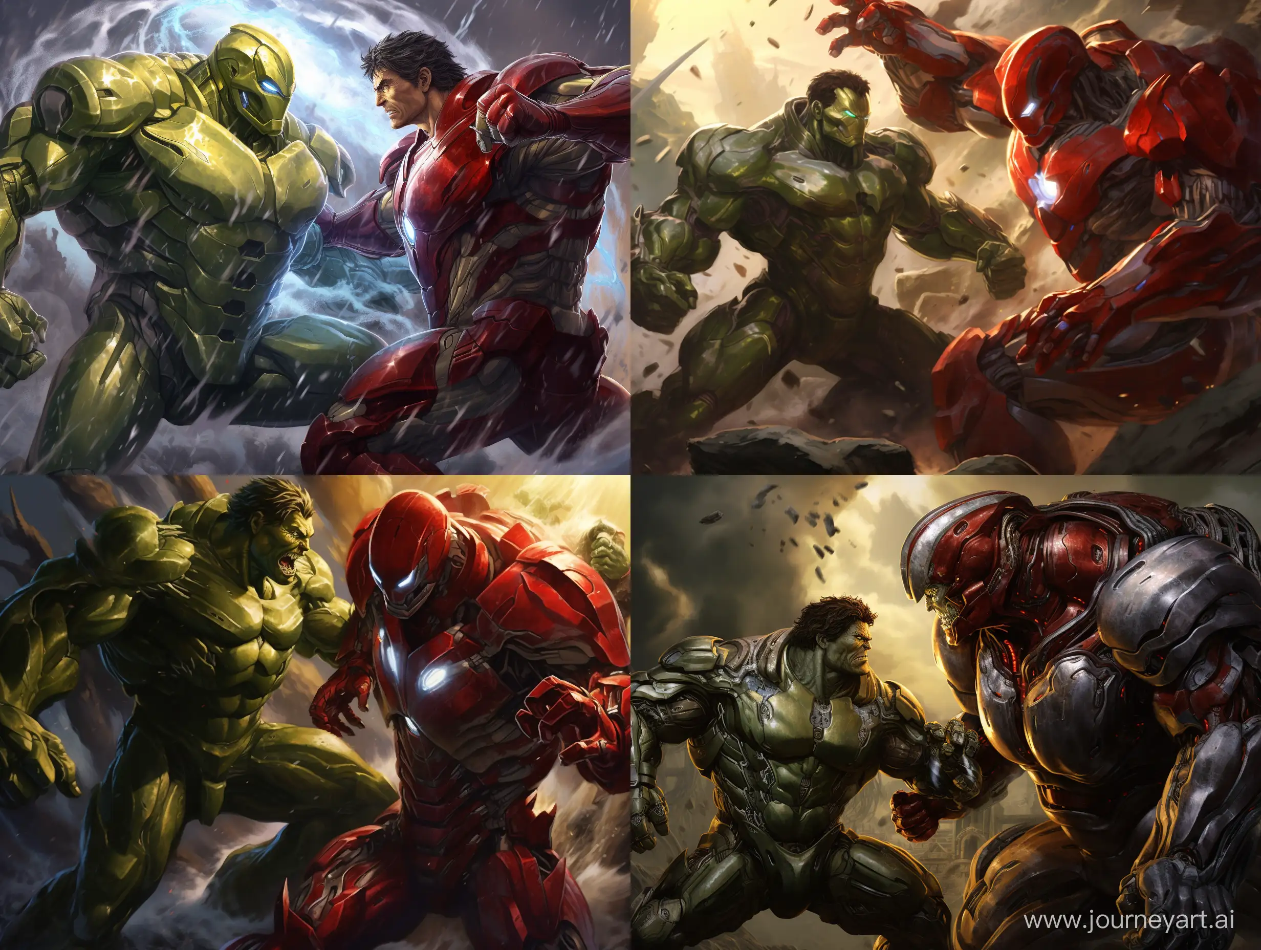 Epic-Battle-Iron-Man-vs-Hulk-in-a-Massive-Armor-Clash