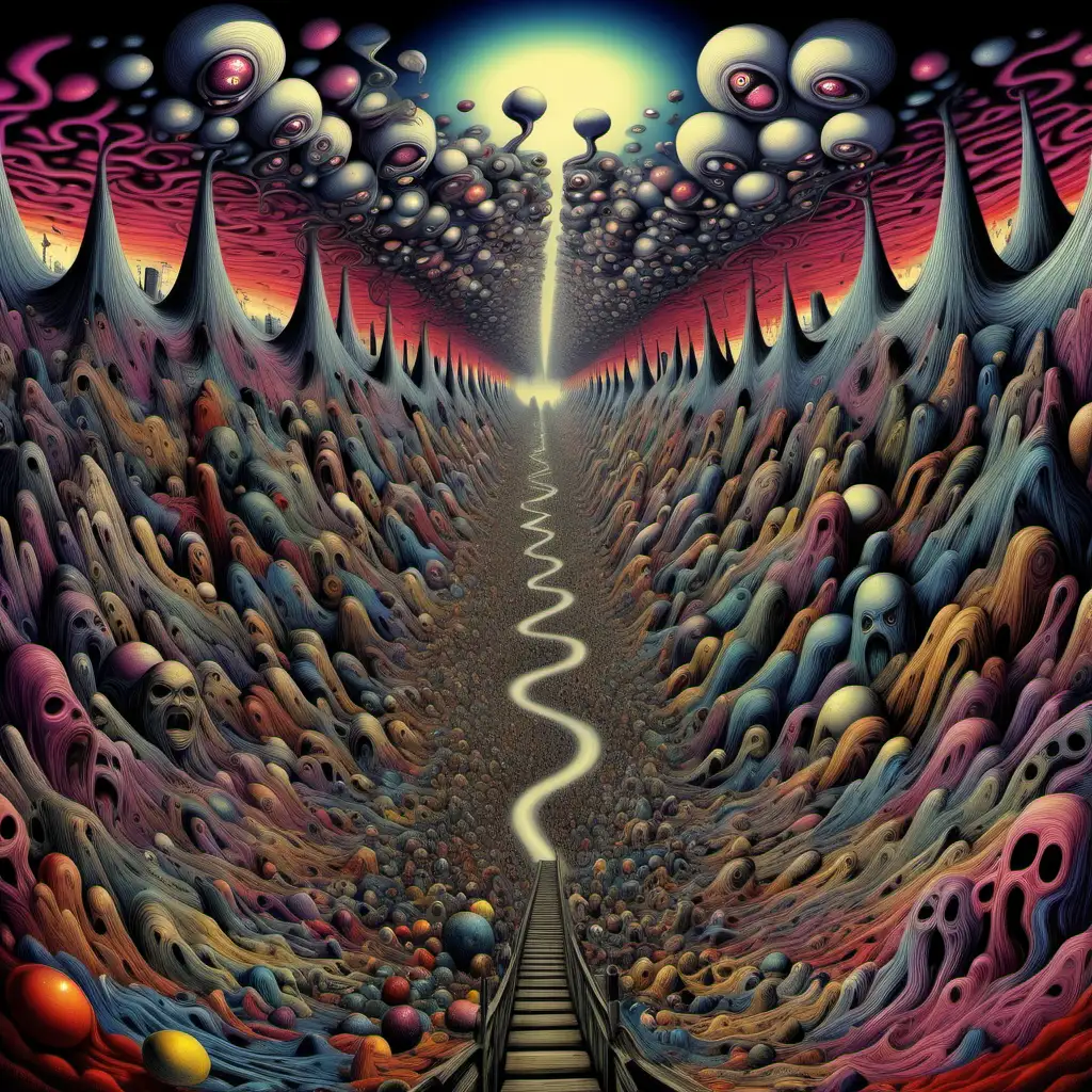 Psychedelic Surrealism Vivid Hallucinations in High Definition