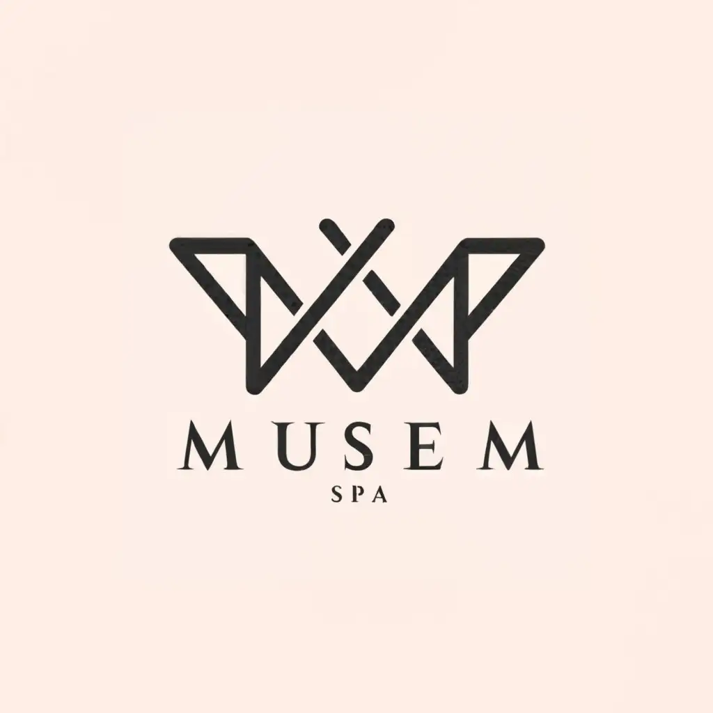 LOGO-Design-for-Musem-Minimalistic-M-Symbol-for-Beauty-Spa-Industry
