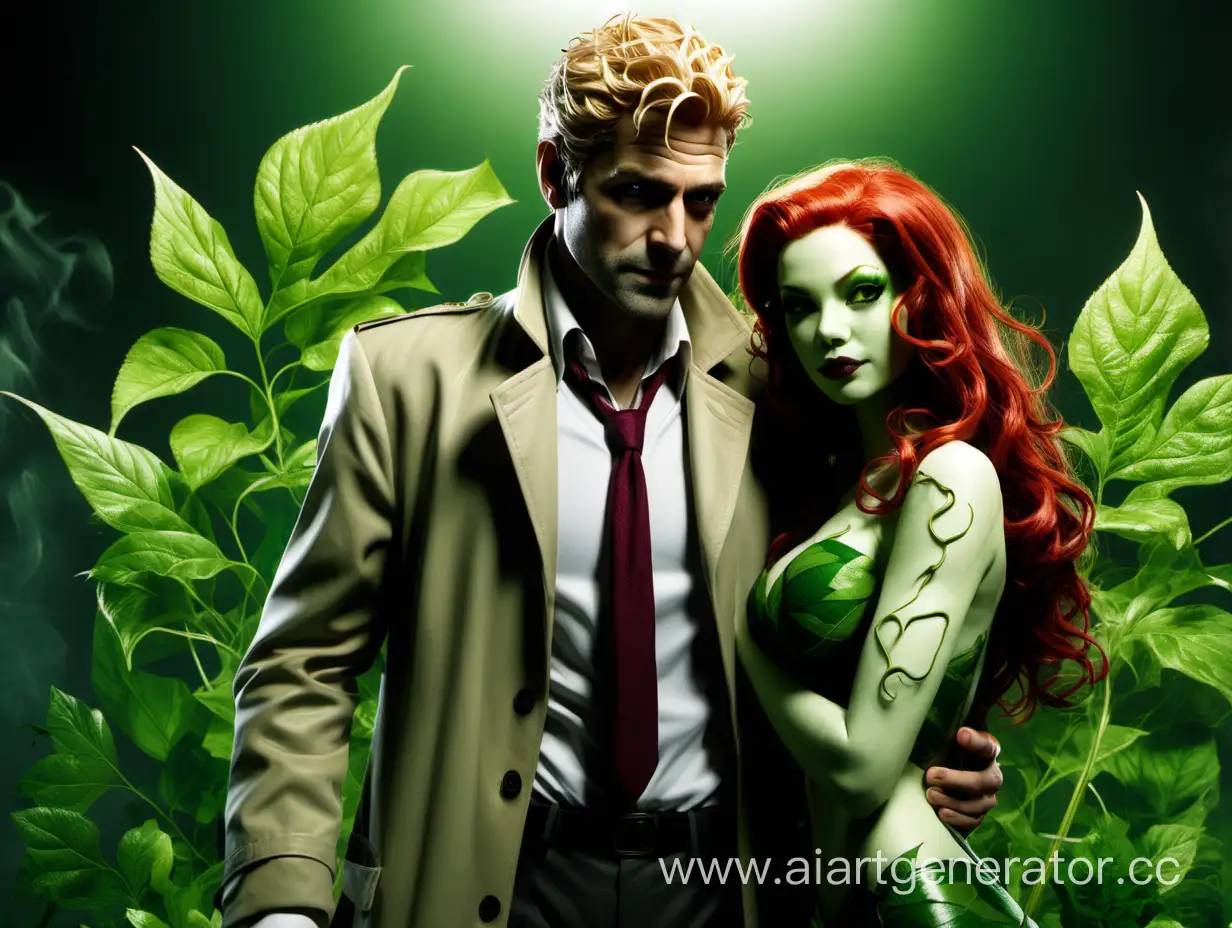 John Constantine with poison ivy