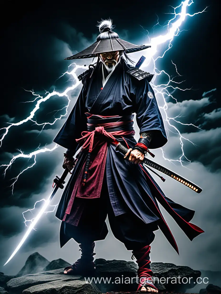 Mystical-Grandfather-Sage-Ronin-wielding-Lightning-Energy-Katana