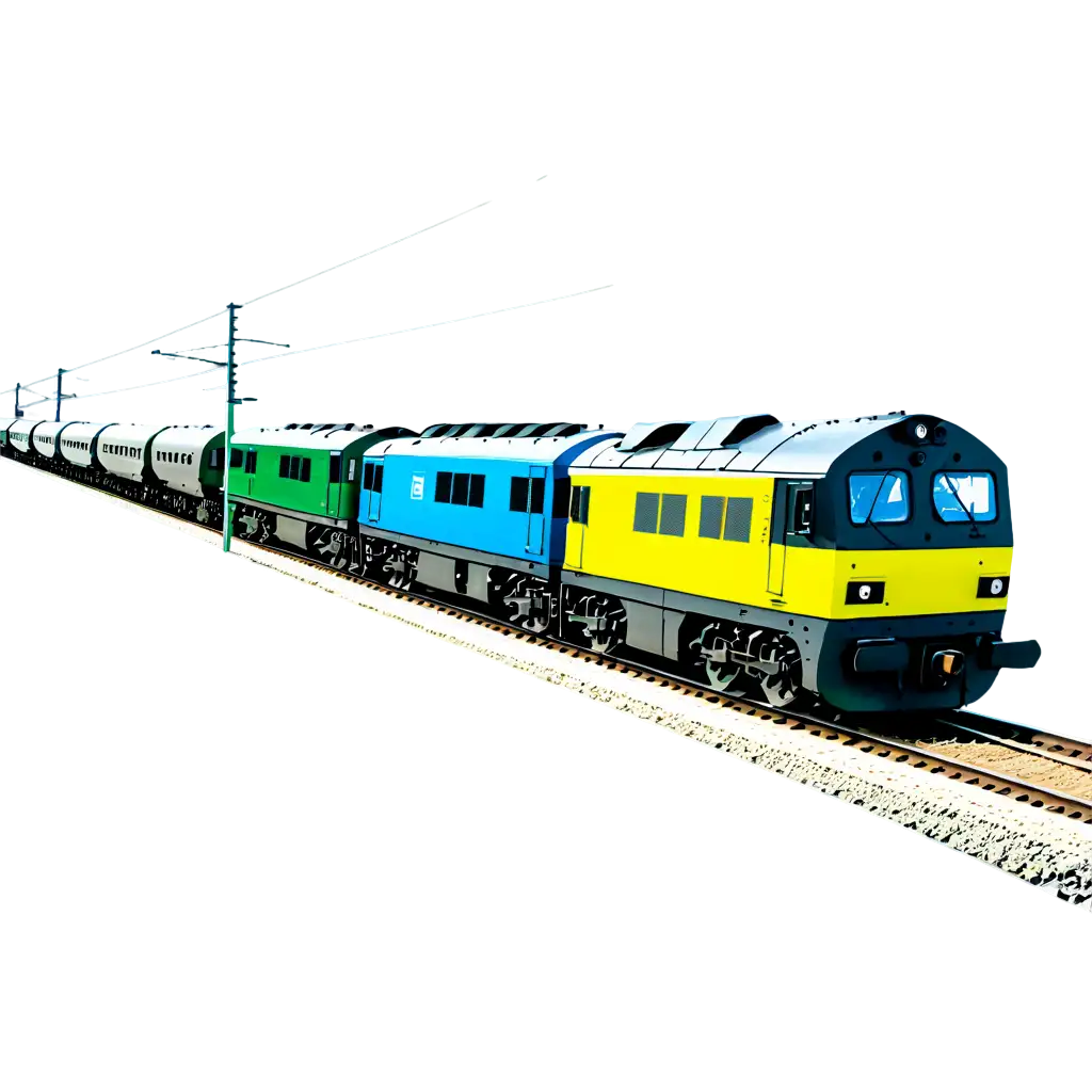 A diesel trains