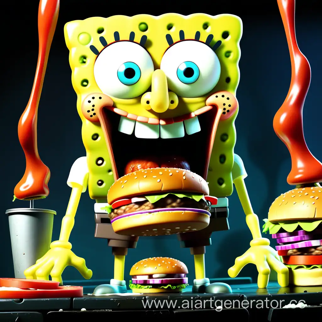 SpongeBob-Obliterates-a-Burger-in-Underwater-Fast-Food-Mayhem