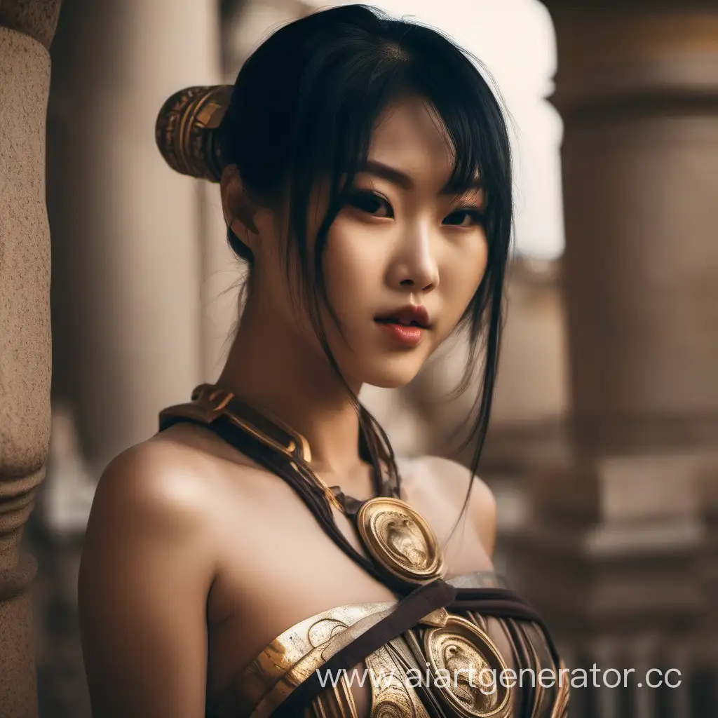 Captivating-Asian-Beauty-in-Ancient-Rome-Costume