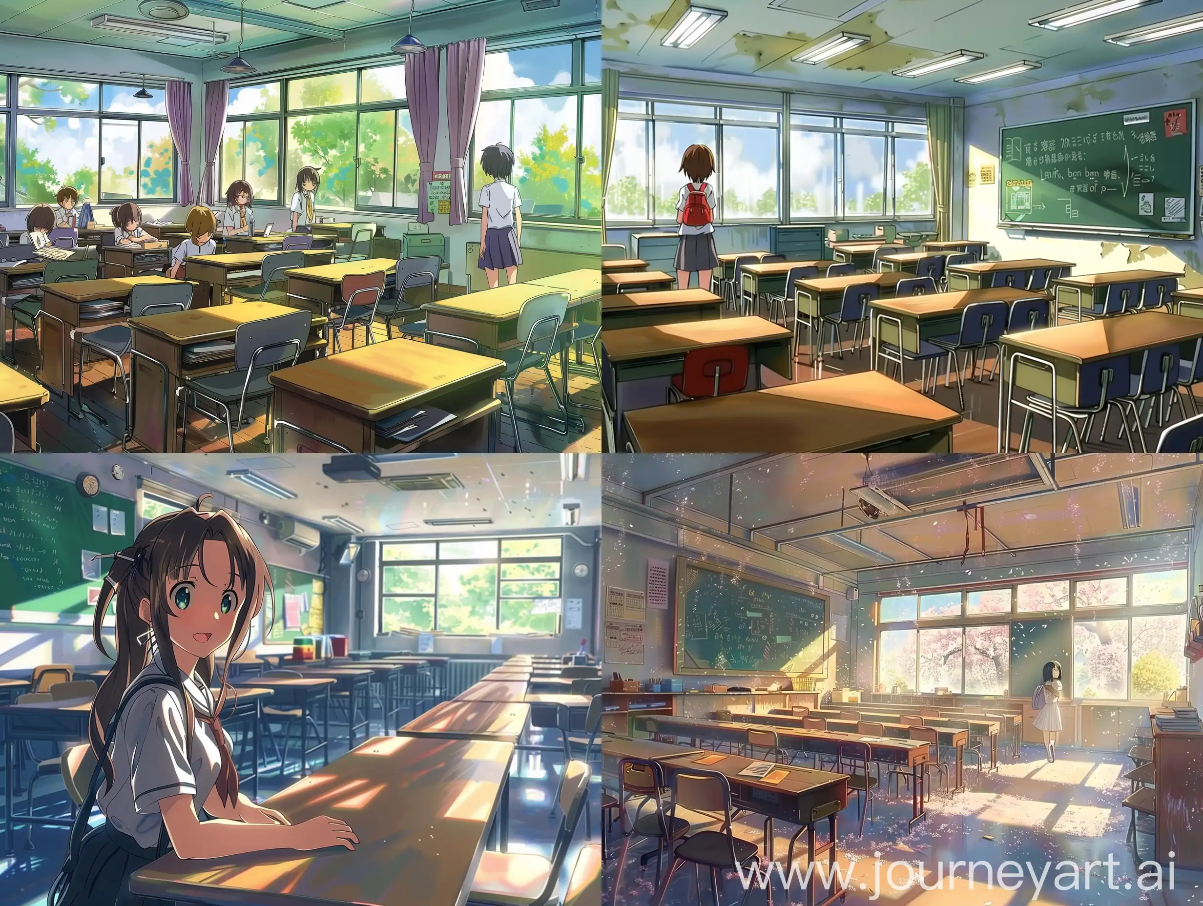 An anime classroom --v 6 --ar 4:3 --no 15018
