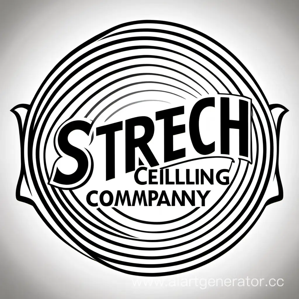 Elegant-Black-and-White-Logo-Design-for-Stretch-Ceiling-Company