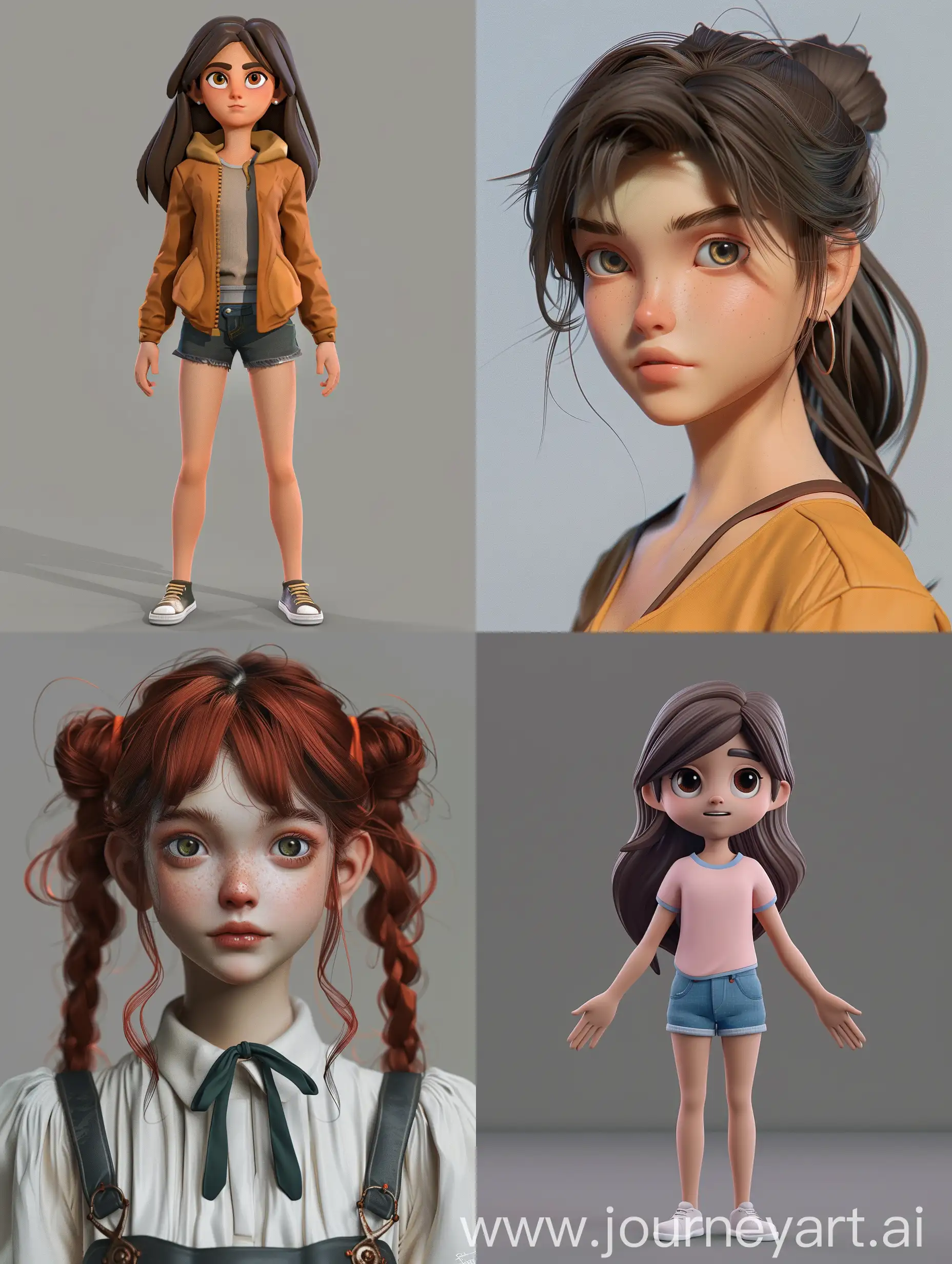 Realistic-3D-Model-of-a-Girl-for-Gaming