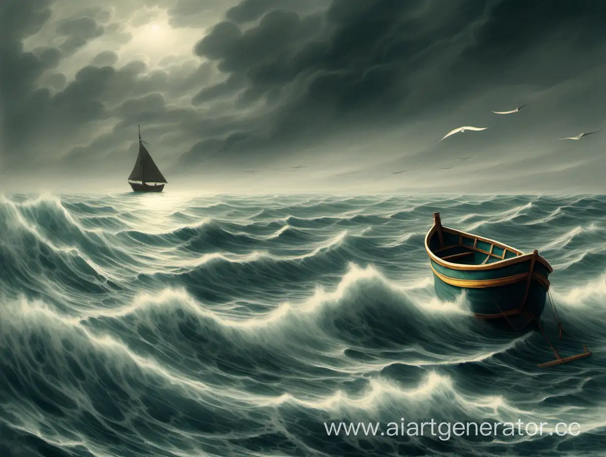 Ветер по морю гуляет и кораблик подгоняет