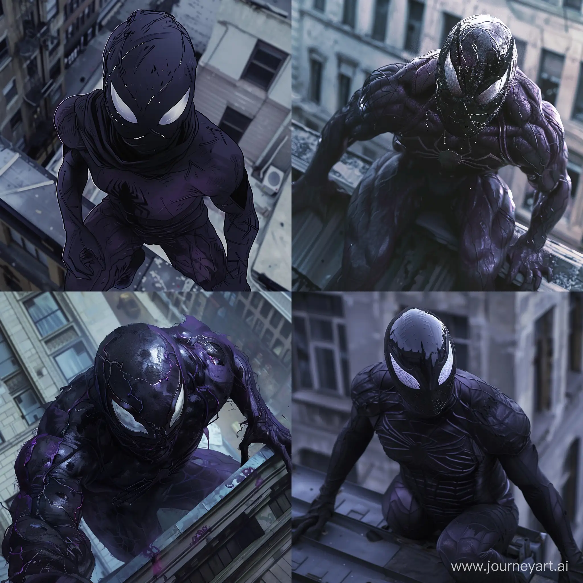 Menacing-Incubo-Dark-Symbiote-Figure-atop-Urban-Skyscraper