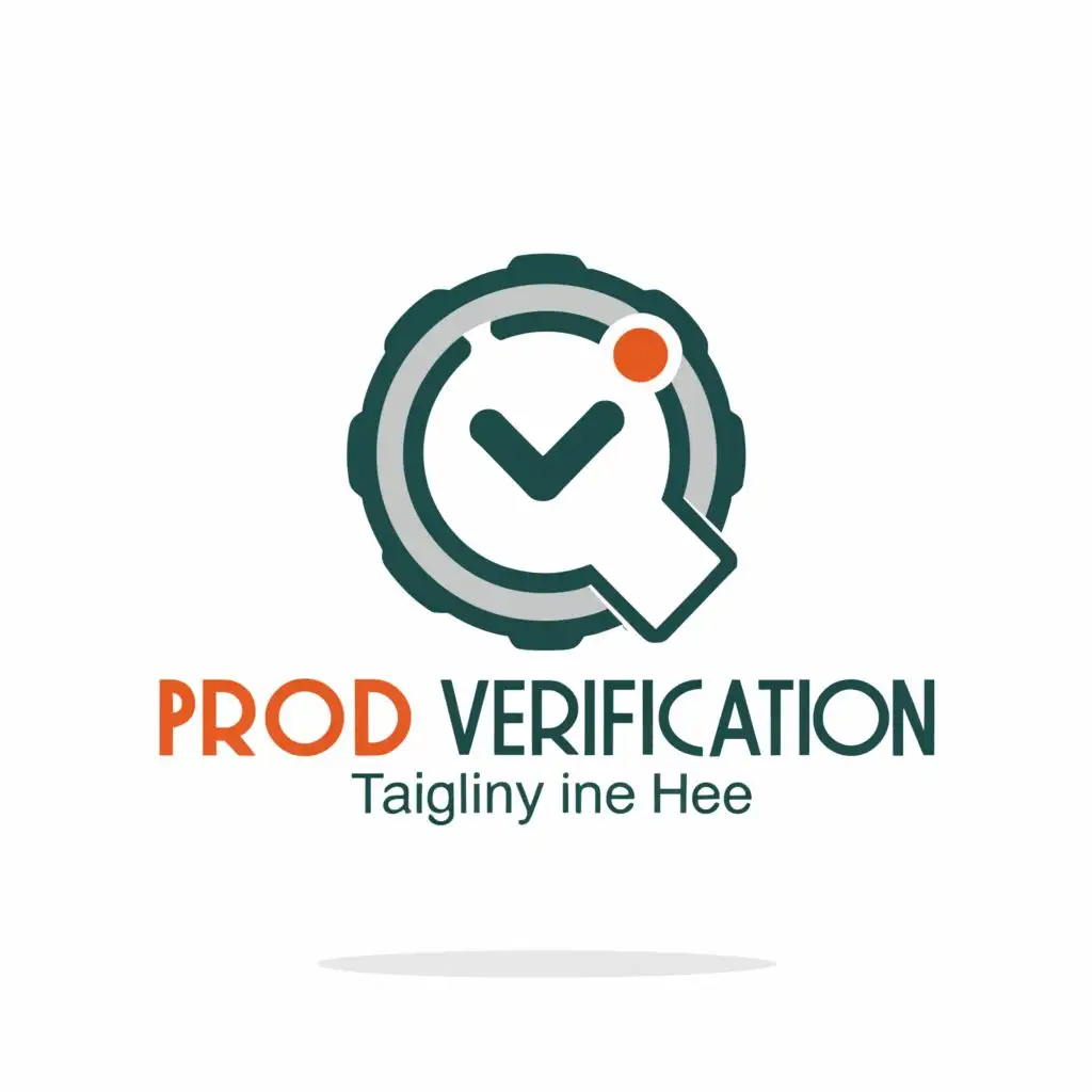 a logo design,with the text "Prod Verification", main symbol:Web Browsing as a background,Moderate,be used in Technology industry,clear background, remove the tagline