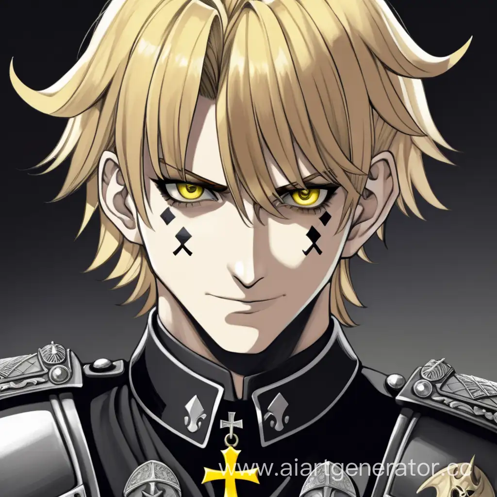 AnimeStyle-German-Officer-with-Sinister-Smile-and-Knights-Cross