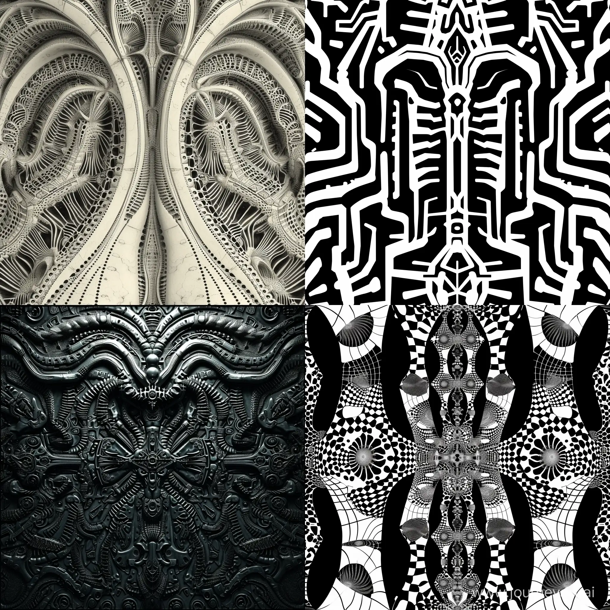 Surreal-GigerInspired-Patterns-Artwork