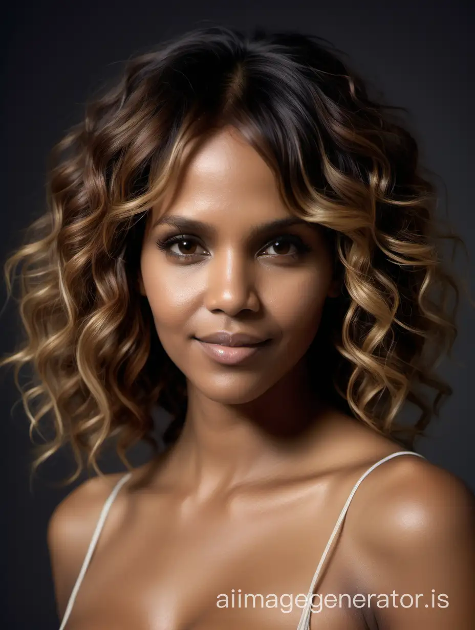 Captivating Professional Portrait Teenaged Halle Berry in 4K Headshot  Photography | AI Image Generator