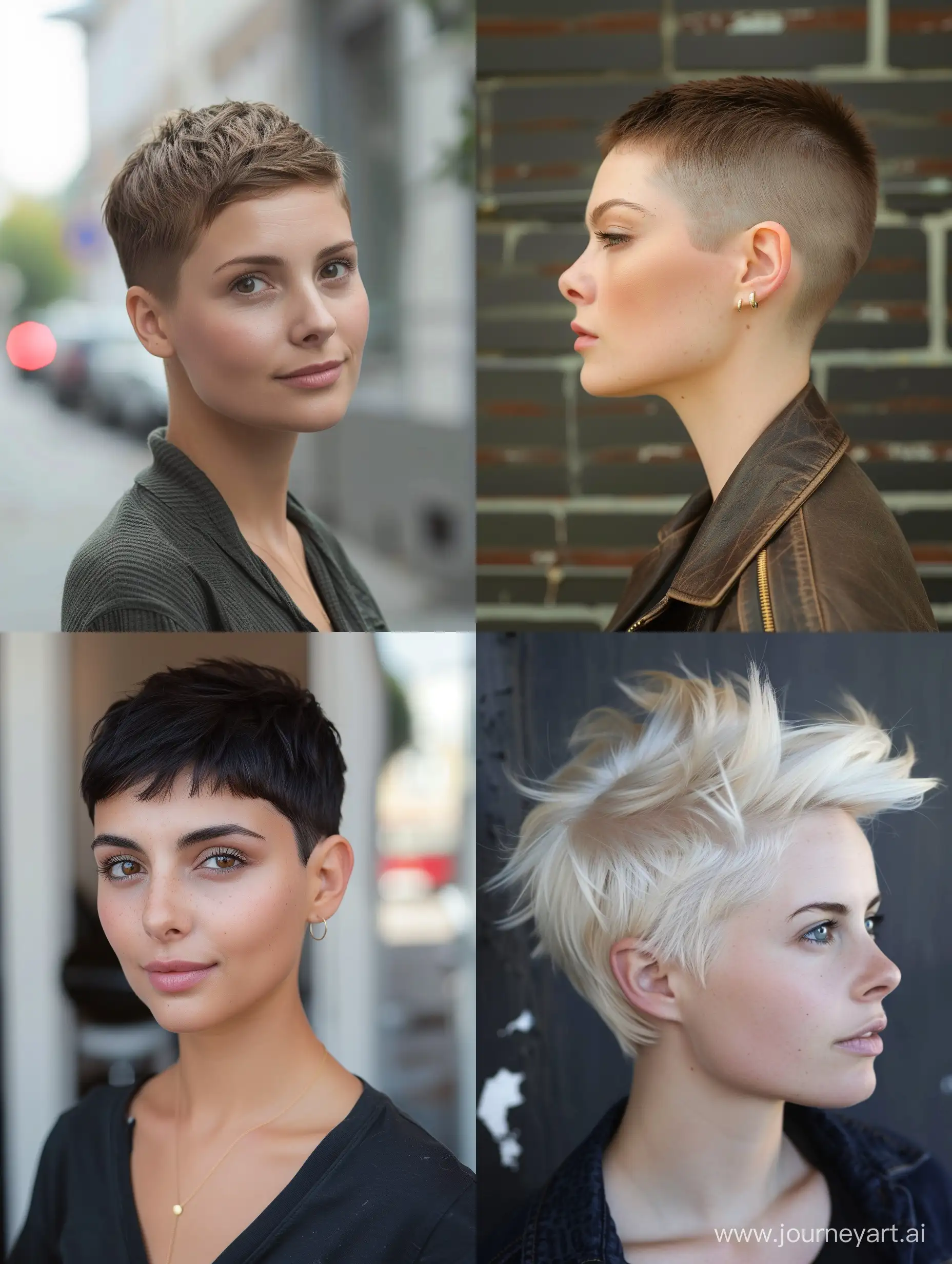 short fade haircut for women