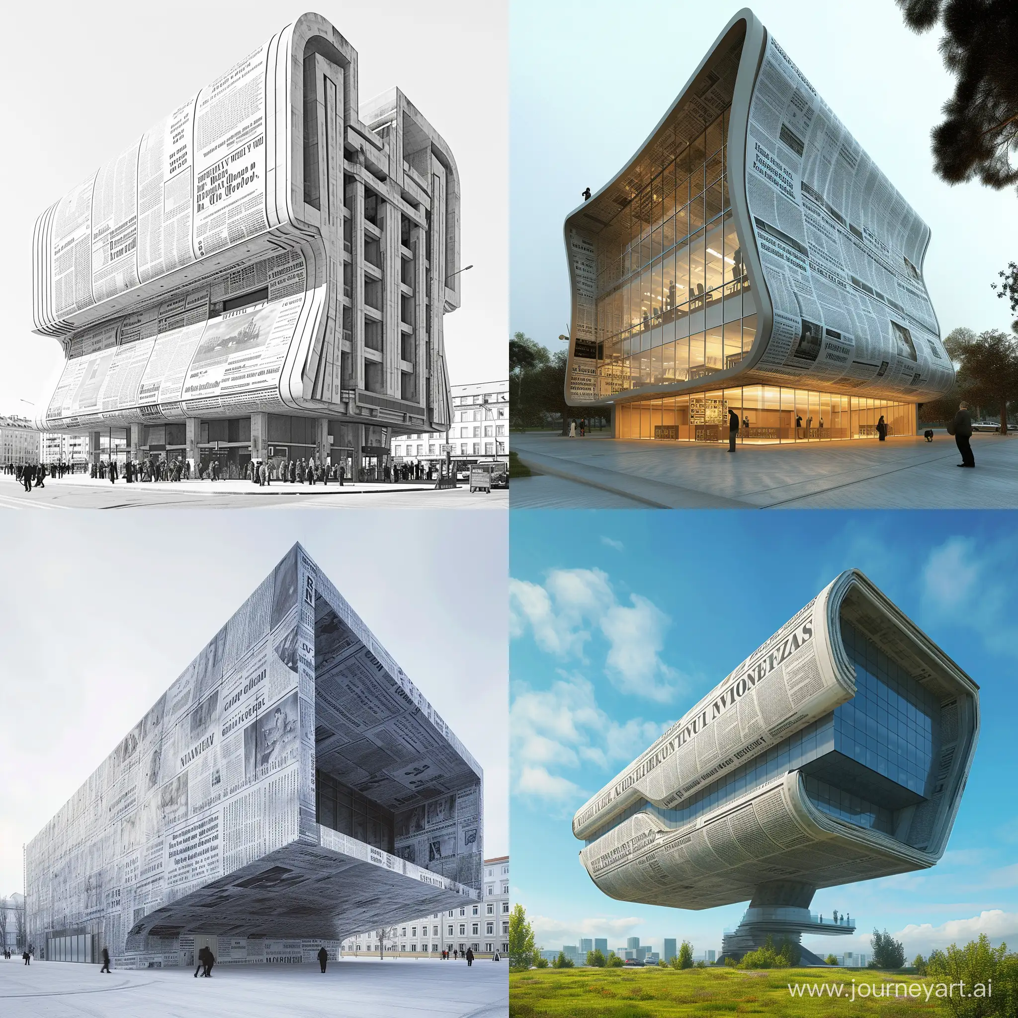 Architectural-Marvel-NewspaperInspired-Building