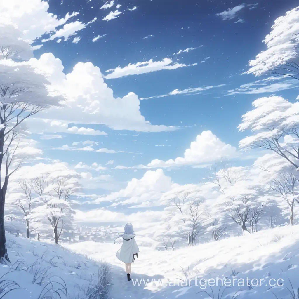 Serene-Winter-Scene-with-Anime-Sky
