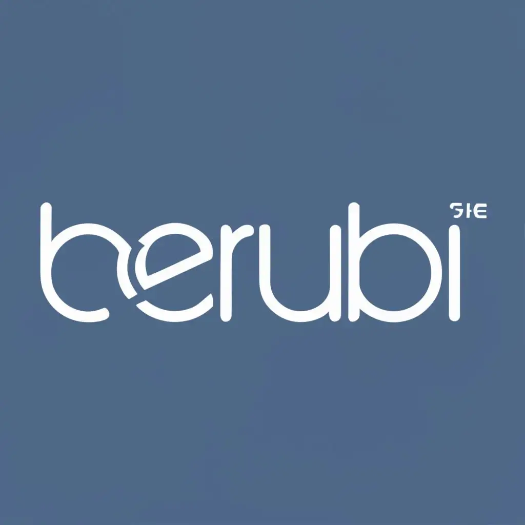 logo, design, with the text "DERUBI", typography