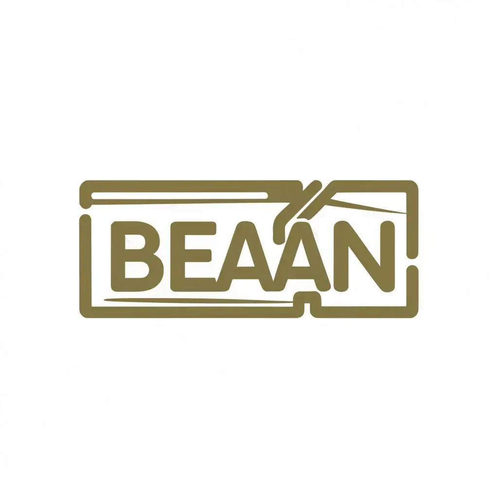 logo, Drywall, with the text "Bean", typography, be used in Construction industry