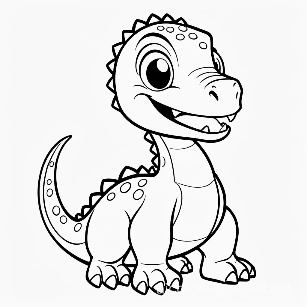Simple-Baby-Dinosaur-Coloring-Page-Line-Art-for-Kids