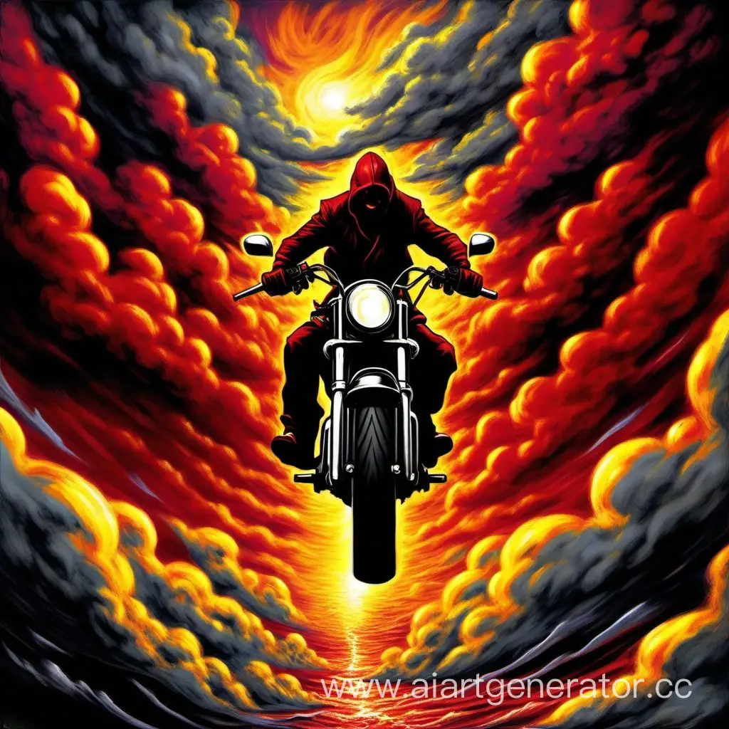 Motorcycle-Confronts-Evil-in-the-Stormy-Sky