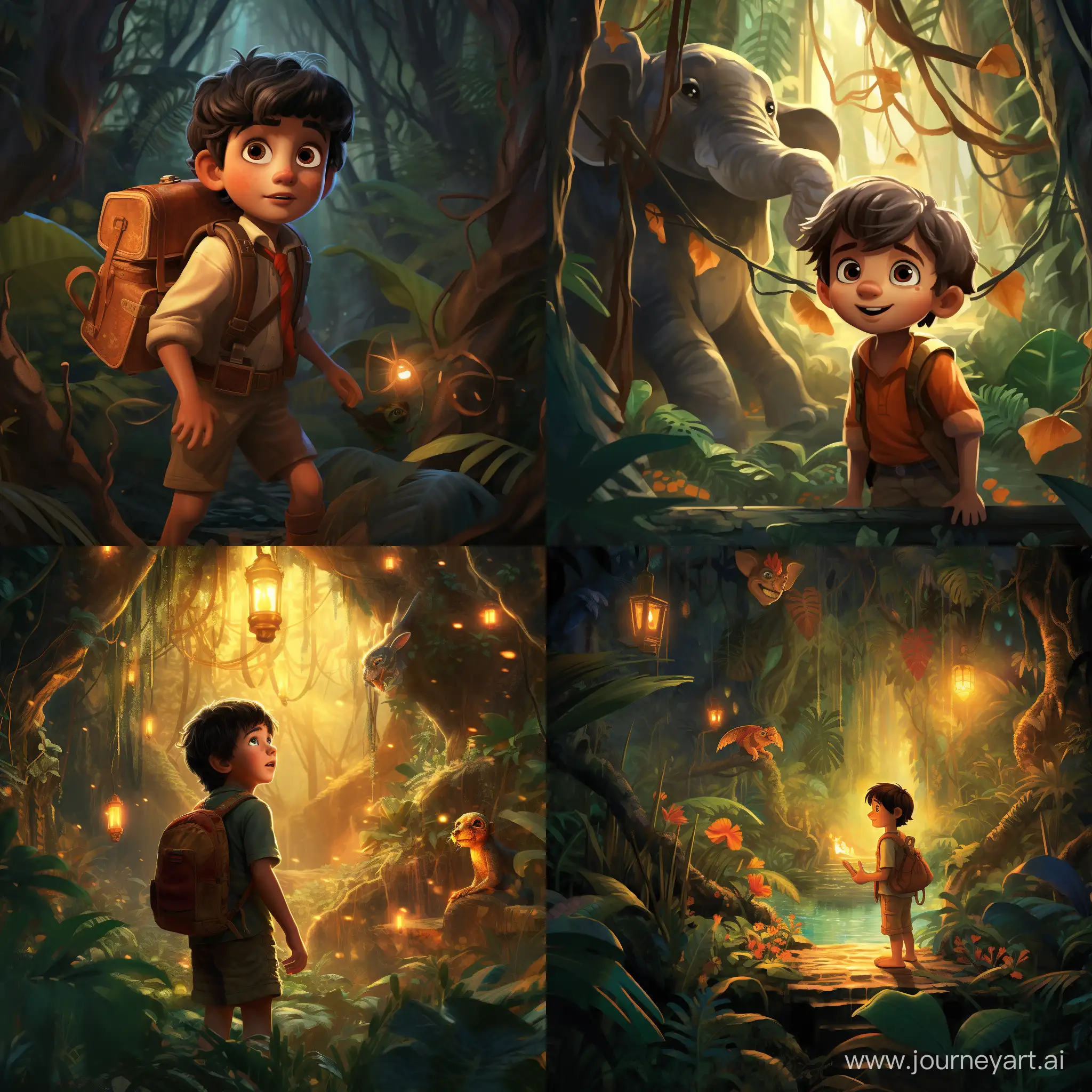 Max receives a mysterious invitation to embark on an adventure in the Enchanted Jungle.