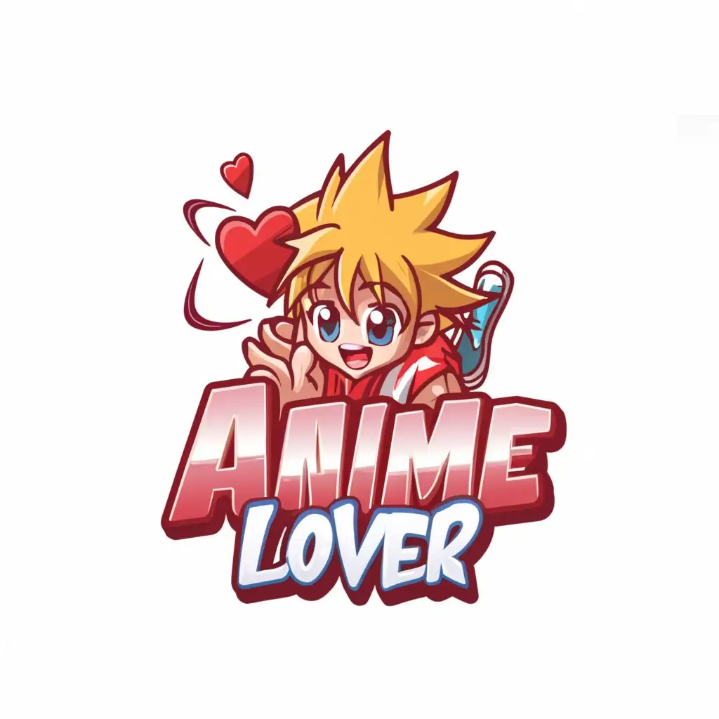 a logo design,with the text "Theadi lover", main symbol:Anime,Moderate,clear background