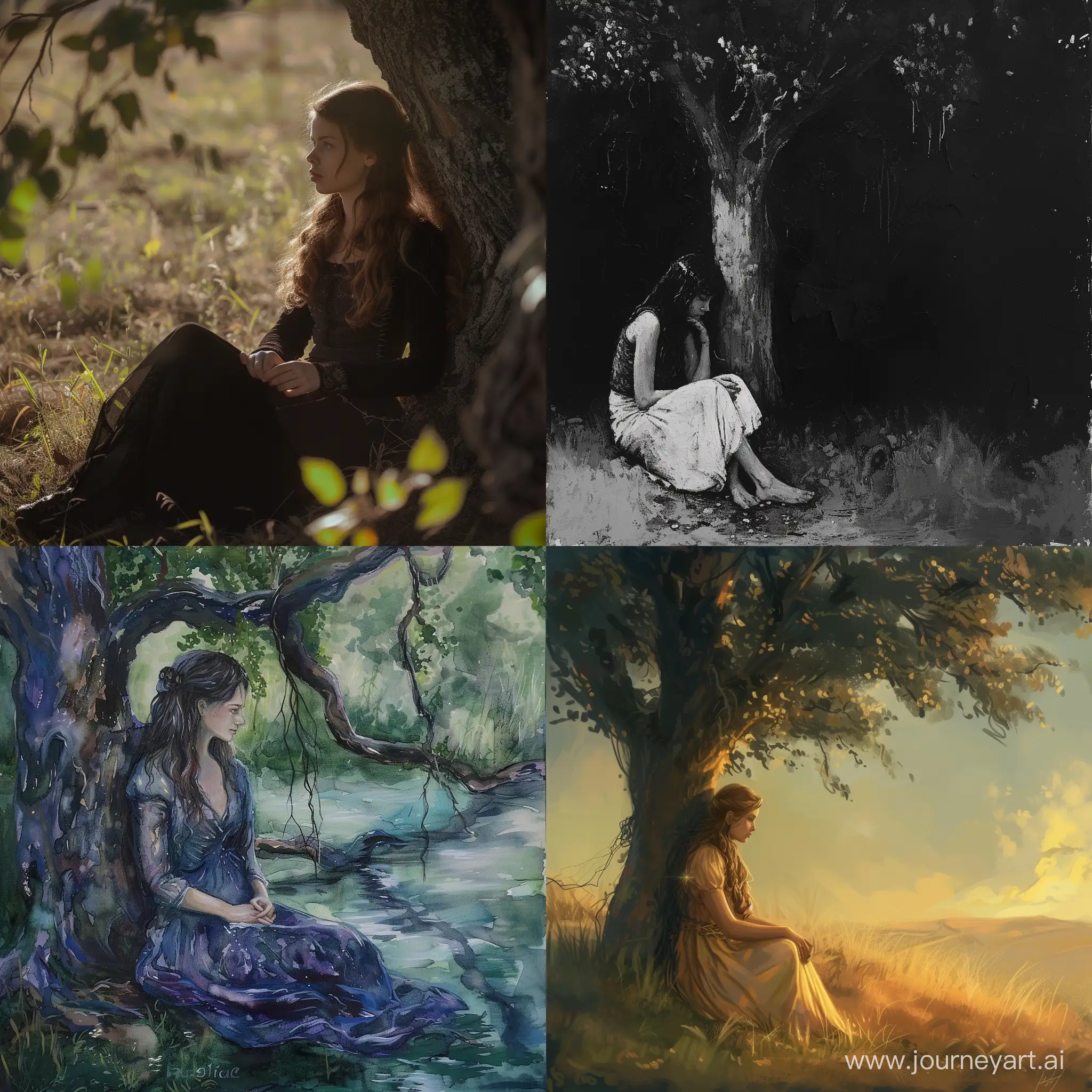 Lilith-Sitting-Under-the-Tree-Serene-Nature-Scene