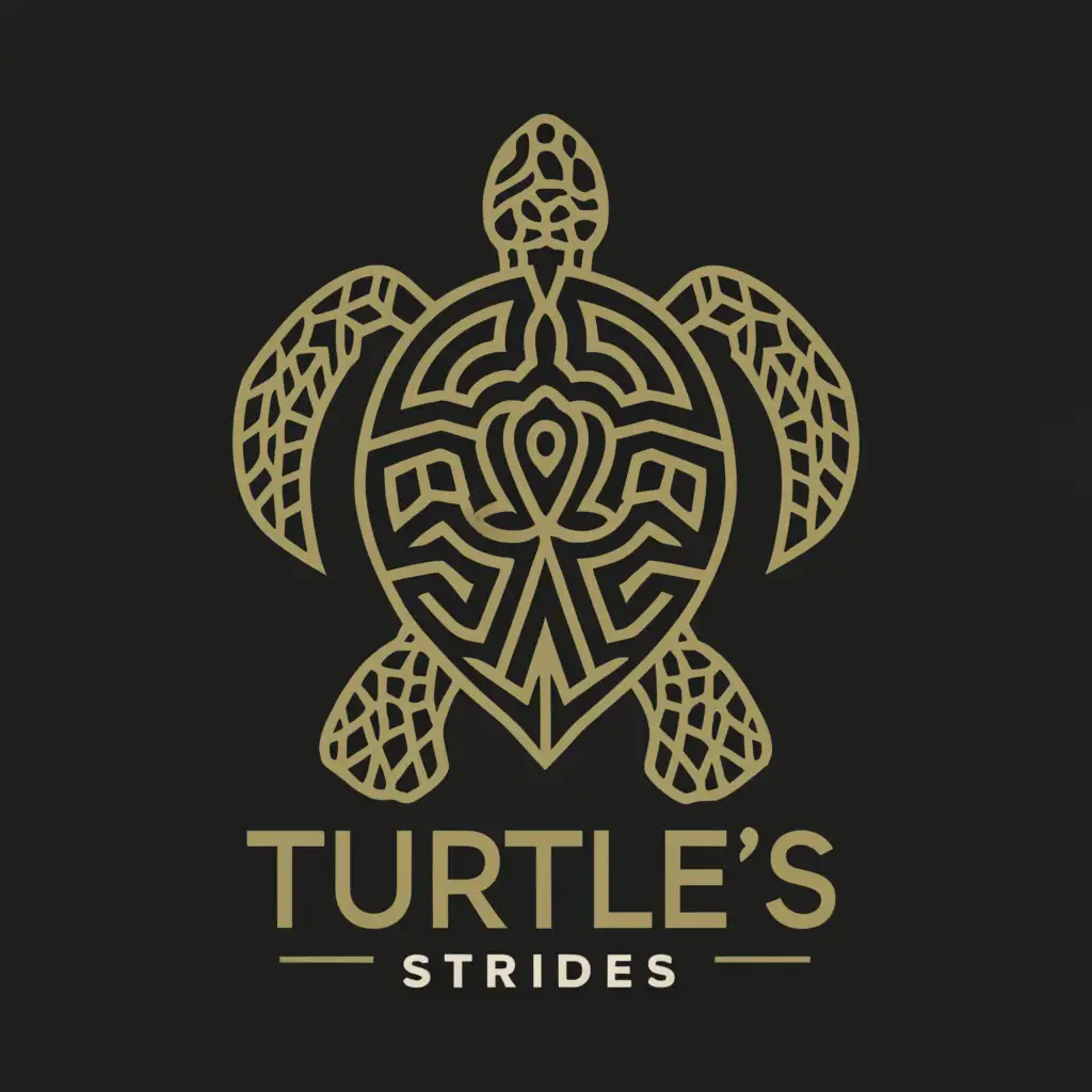 LOGO-Design-for-Turtles-Strides-Realistic-Turtle-Shell-Emblem-for-Nonprofit-Sector