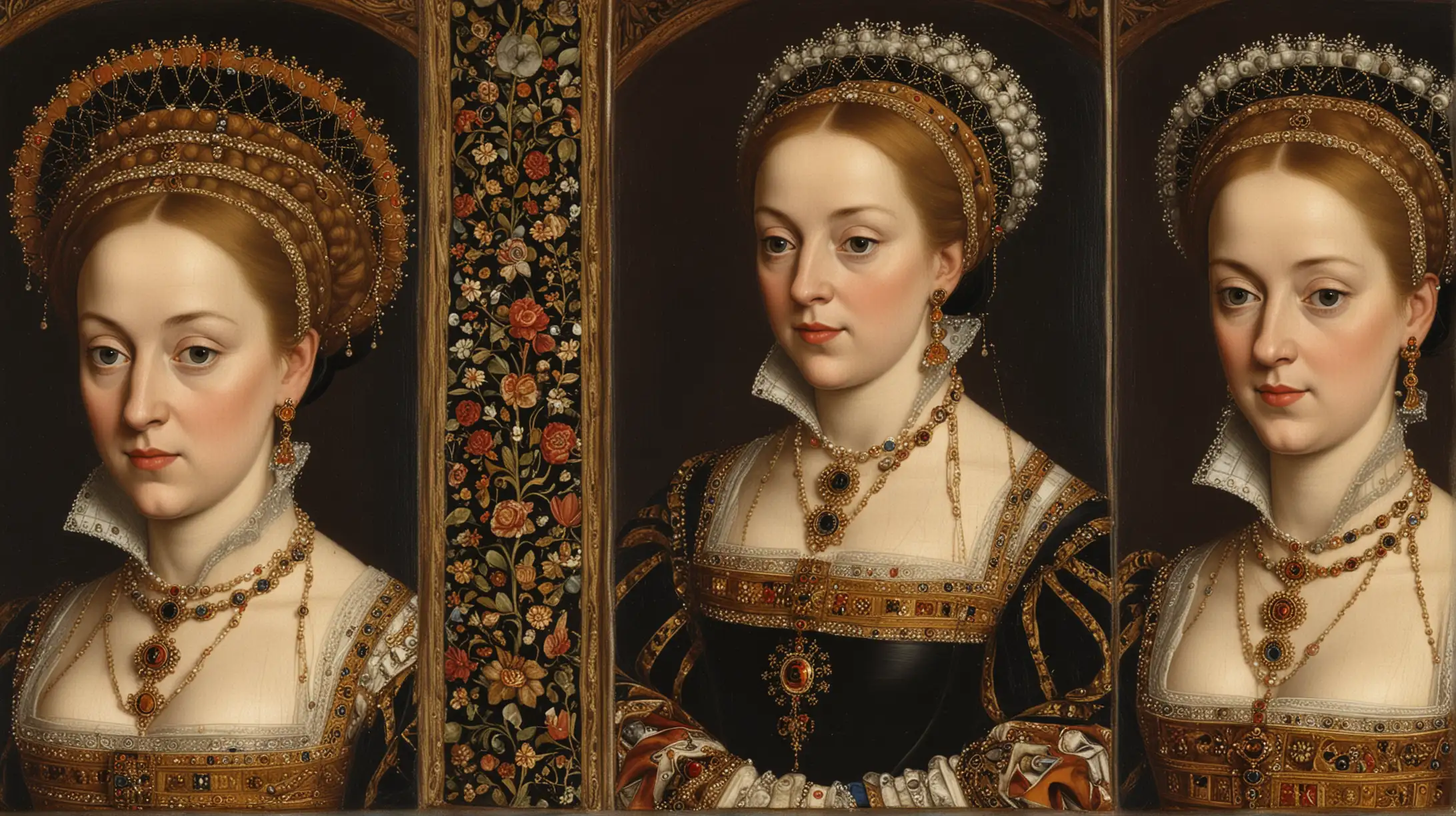 Idealized Portrait of Anna of Cleves for Henry VIIIs Evaluation