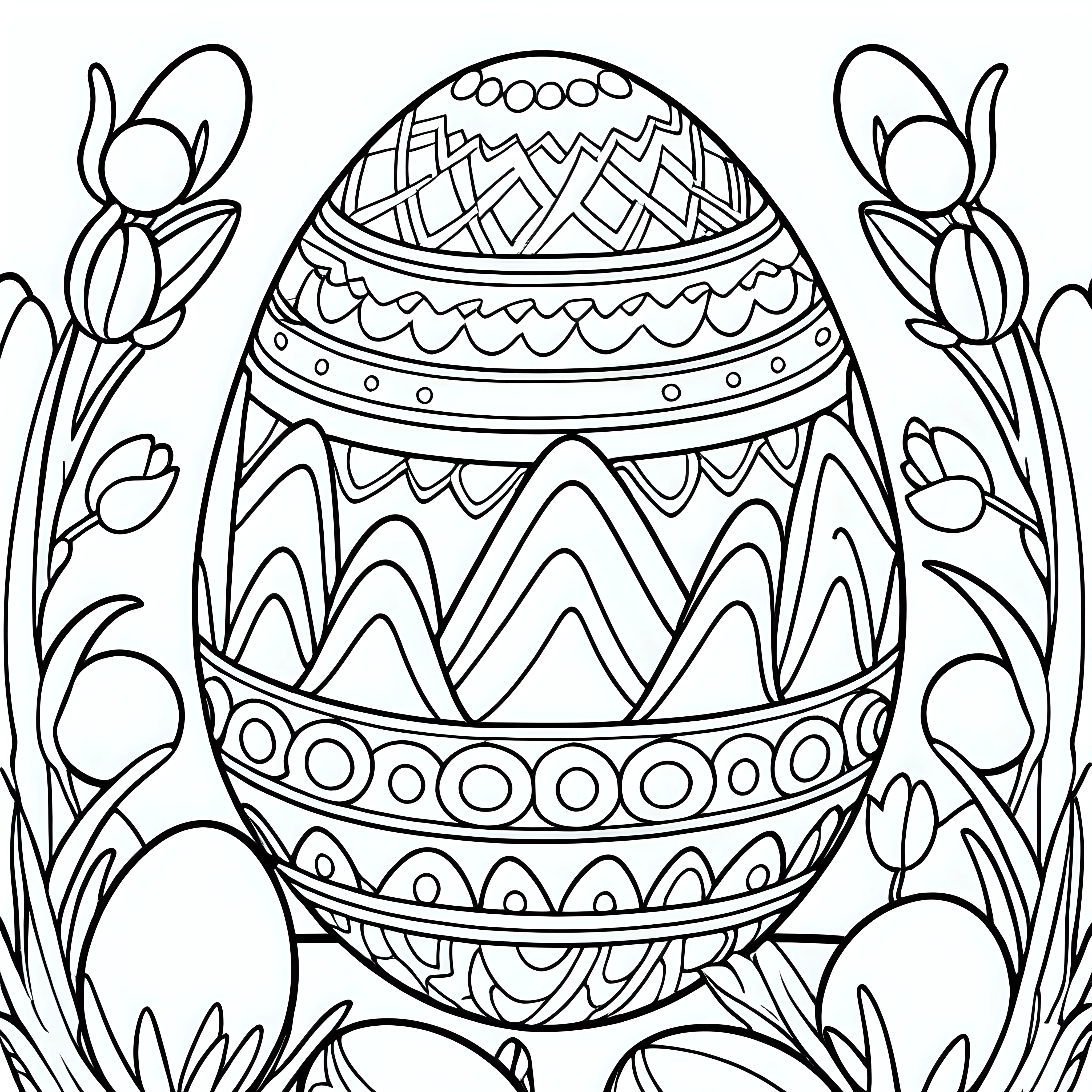 egg easter coloring book for kids