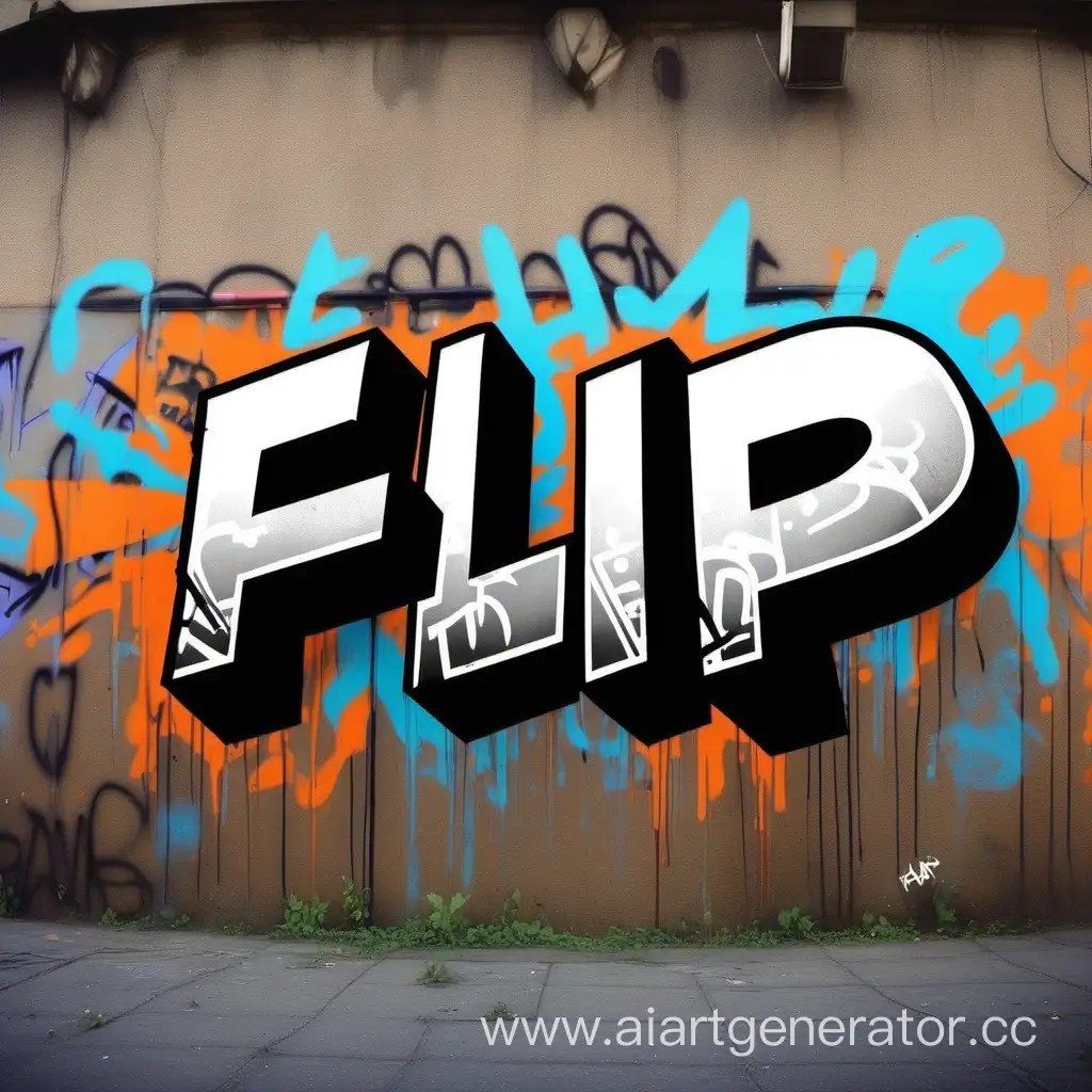 название "flip", eah, drum and bass, funny, grafity, мультик