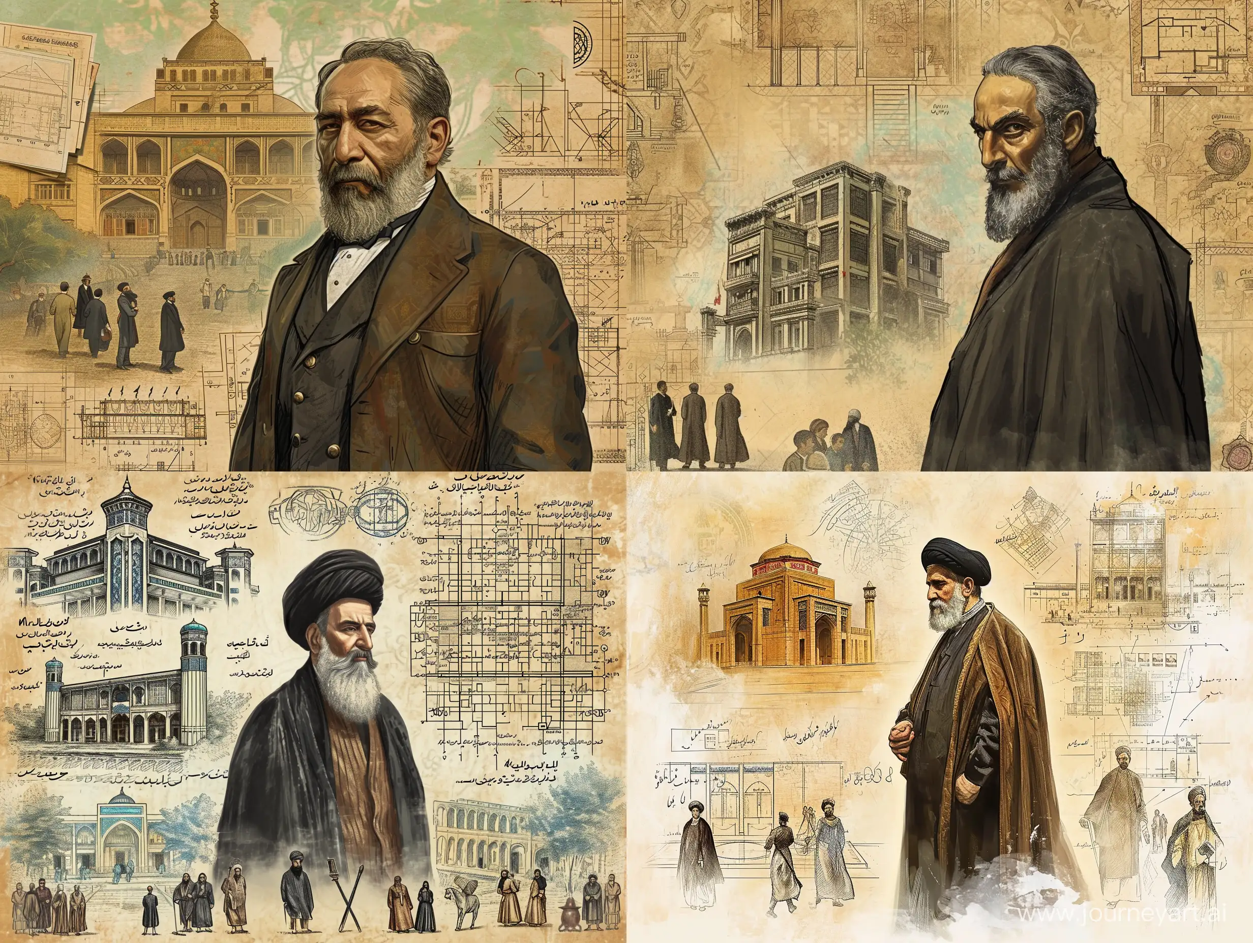 Amir-Kabir-Establishes-Darolfonoon-University-19thCentury-Iranian-Progress-and-Education