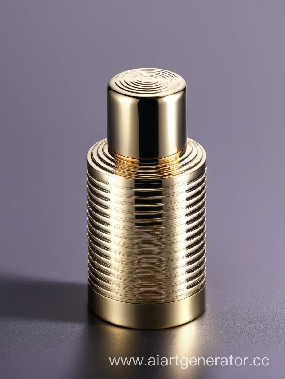 Luxurious-Zamac-Perfume-Bottle-with-Ornamental-Long-Cap-and-Metallizing-Finish