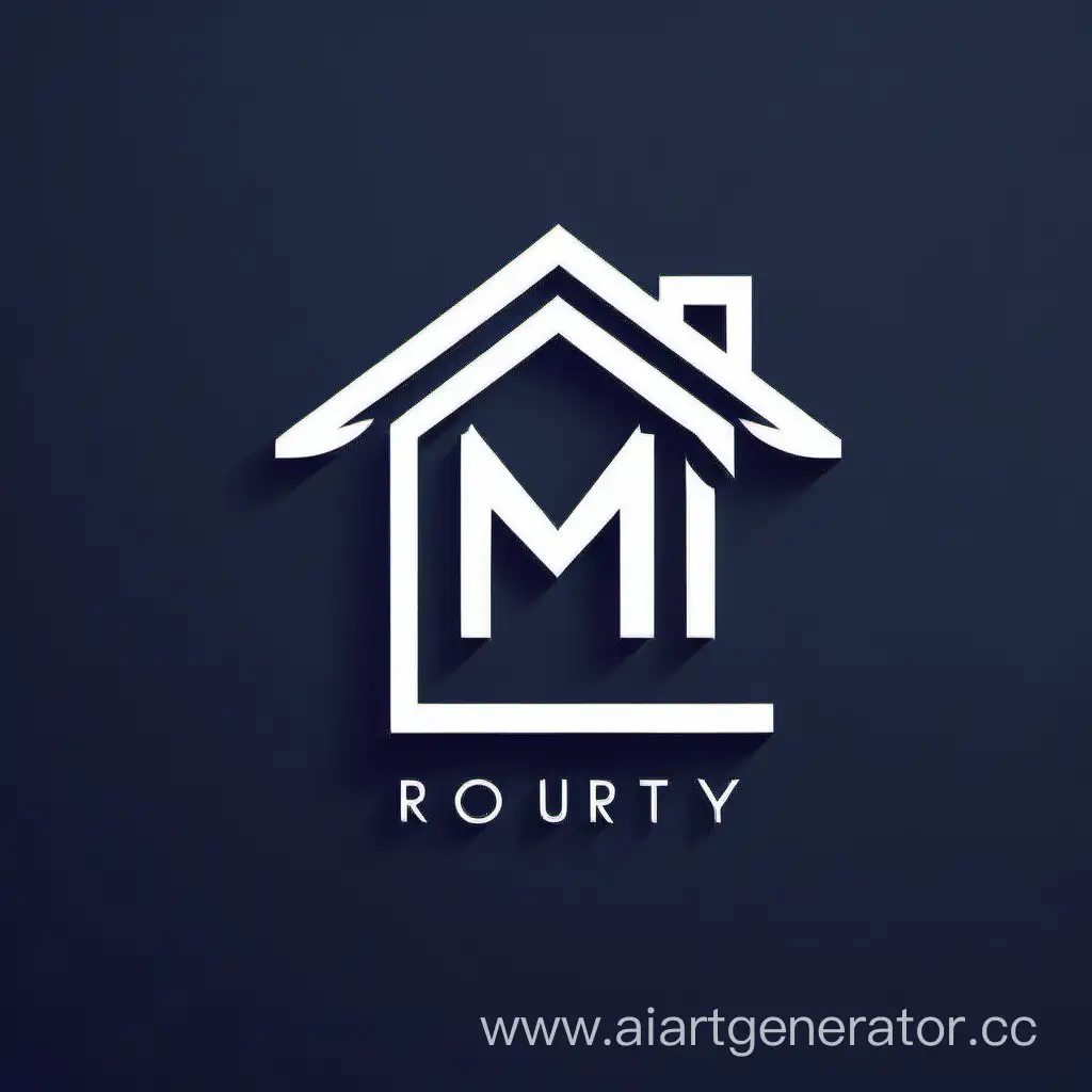 Professional-Real-Estate-Chat-Logo-Elegant-Mshaped-Roof-in-Real-Estate-Colors